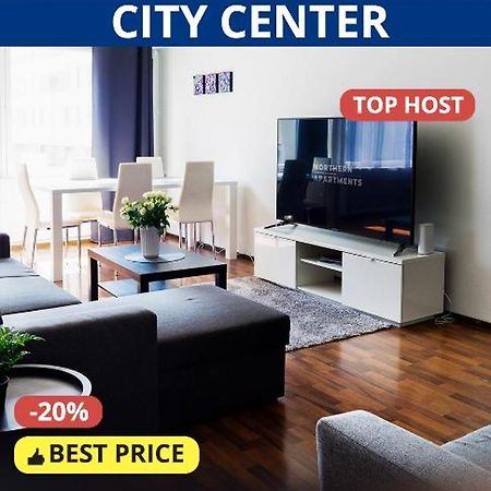 Oulu City Center 4-Room Apartment Parking エクステリア 写真